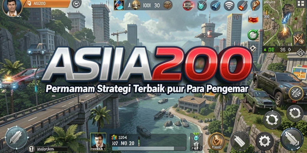 Tampilan gameplay menarik dari ASIA200 yang penuh strategi.