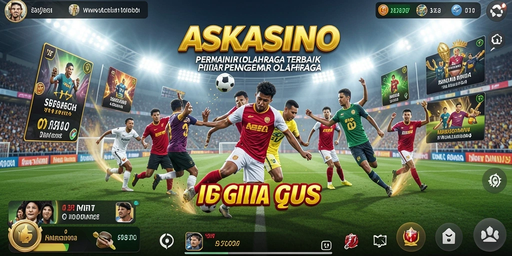 Tampilan gameplay menarik dari ASKASINO yang penuh aksi olahraga.