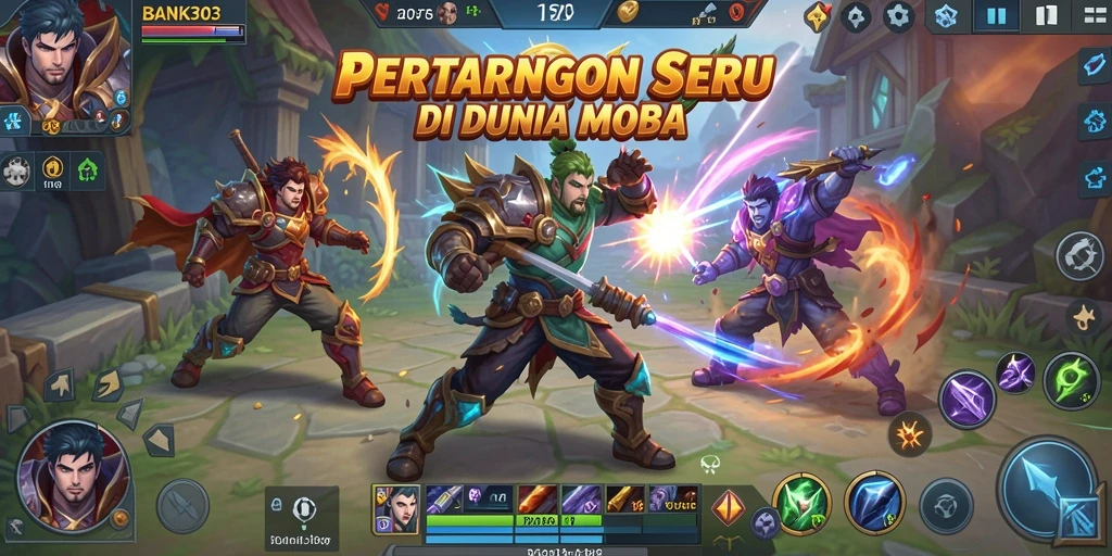 Tampilan seru dari gameplay BANK303 yang penuh aksi.