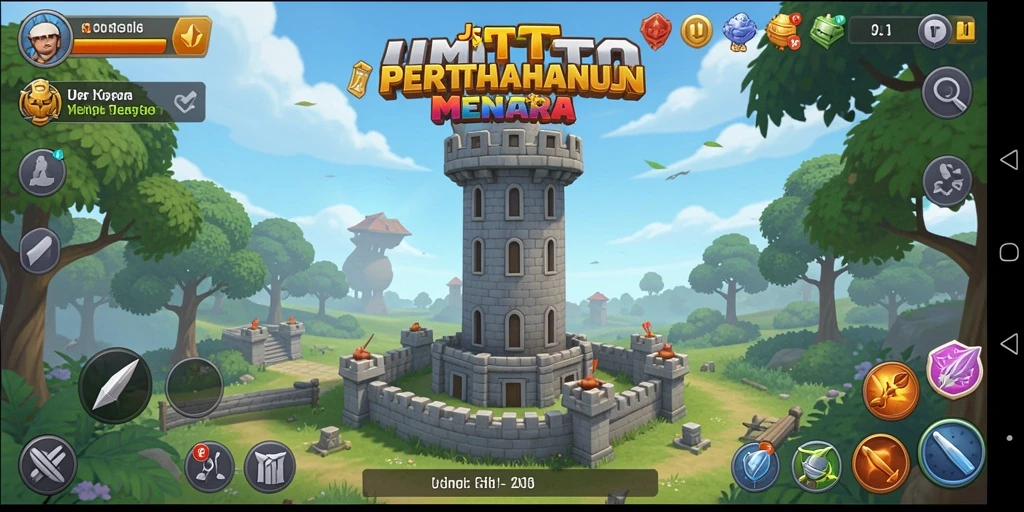 Gameplay JMTOTO yang menegangkan dalam Tower Defense.