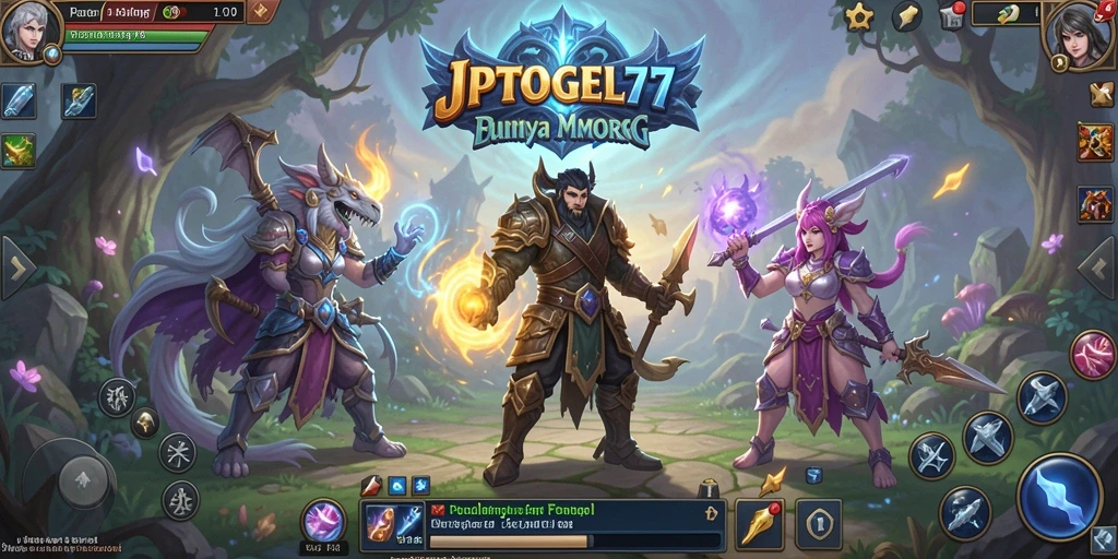 Gameplay seru dalam dunia fantasi MMORPG JPTOGEL77.