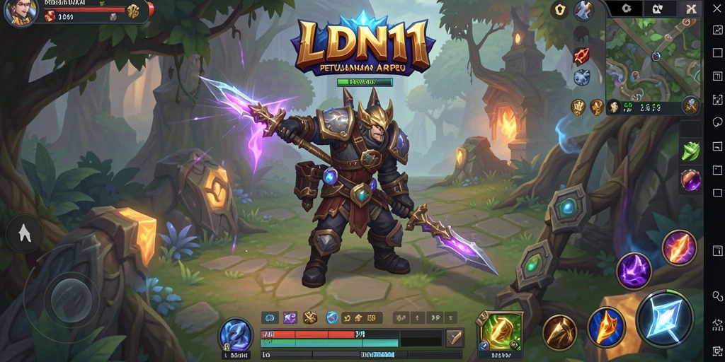 Tampilan gameplay menegangkan dalam LDN11 saat pemain melawan monster.