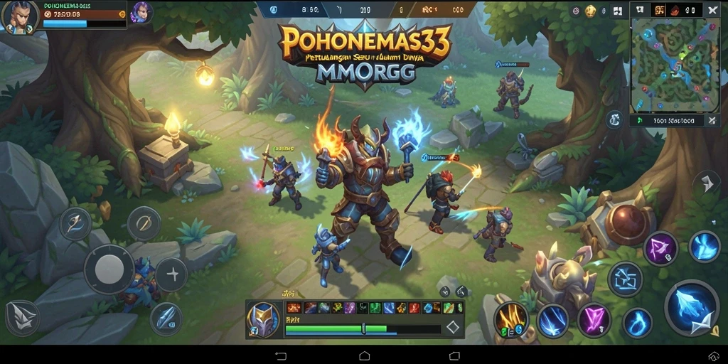 Tangkapan layar gameplay POHONEMAS33 dengan grafis memukau dan aksi seru.