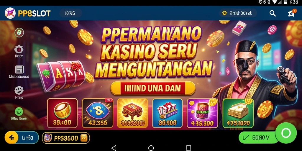 Tampilan layar permainan PP8SLOT dengan grafis yang memukau.
