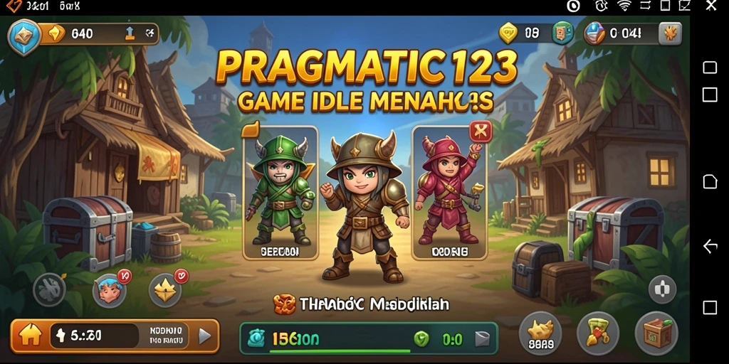 Tampilan gameplay PRAGMATIC123 dengan berbagai elemen Idle yang menarik.