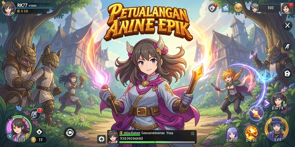 Gameplay dinamis dan karakter unik di RK77.