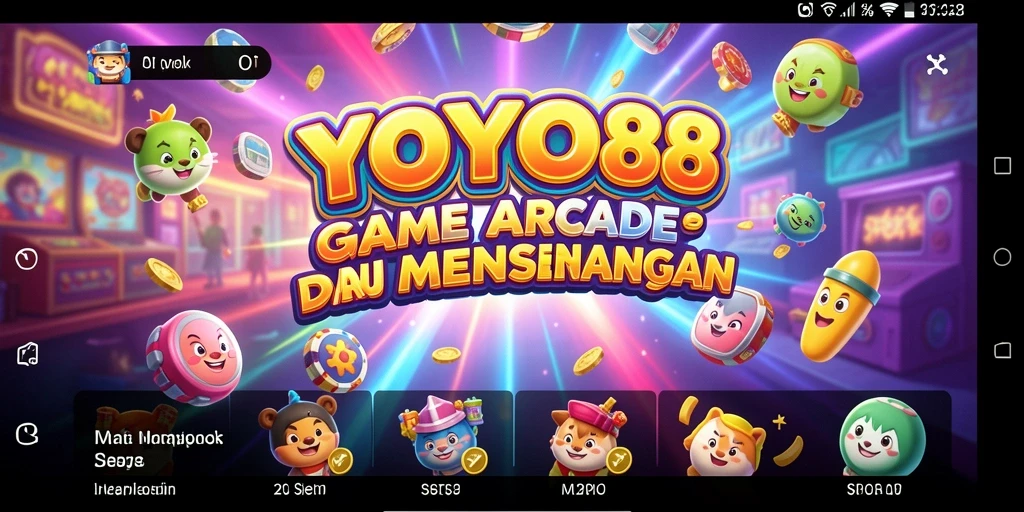 Screenshot gameplay YOYO88 dengan aksi Arcade yang seru.